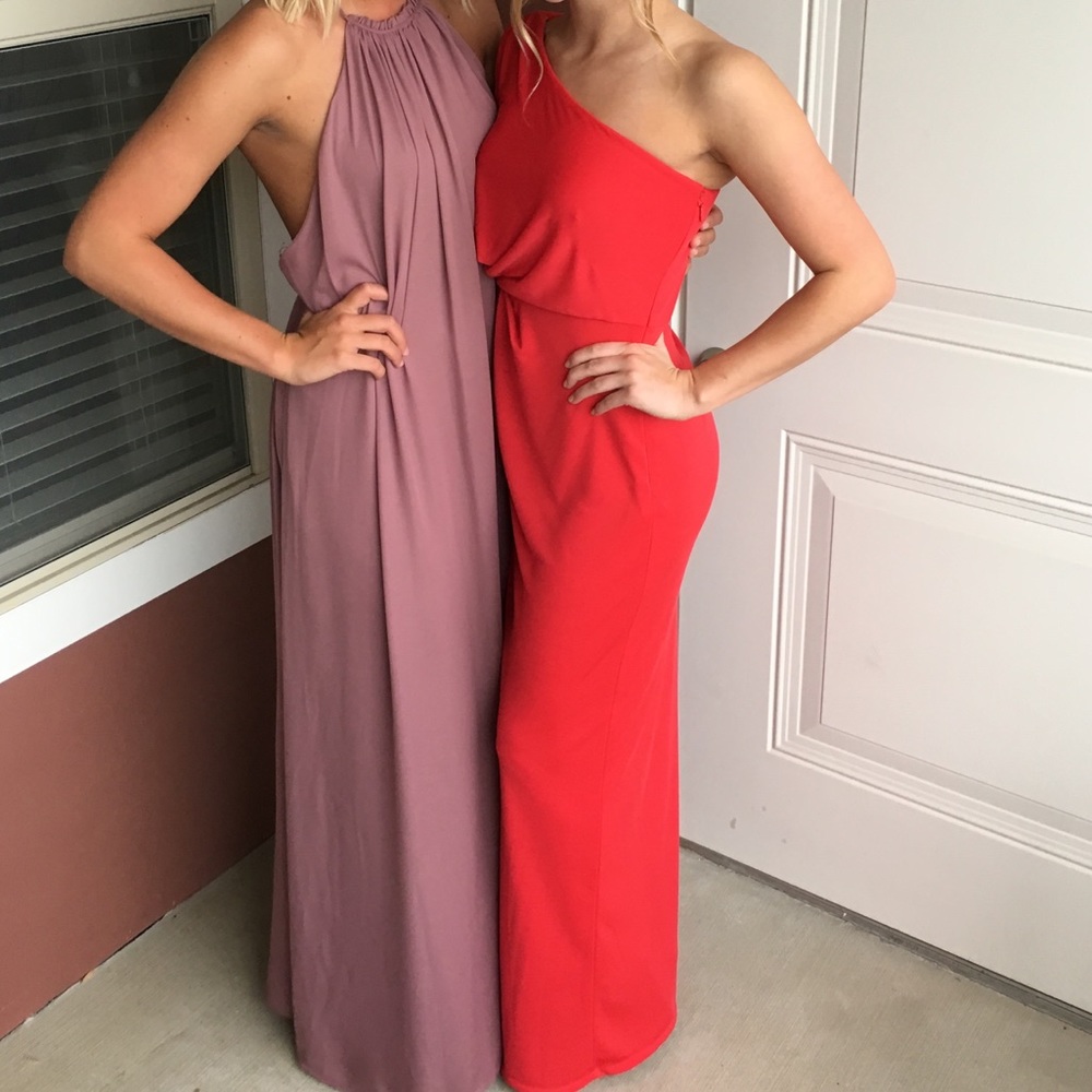 Pink/orange FORMAL GOWN